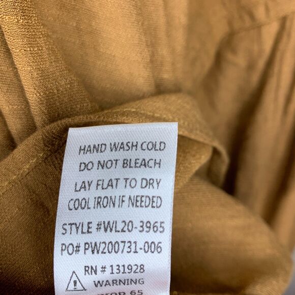 Wishlist drawstring scoop neck blouse relaxed fit size S/M - Picture 9 of 12